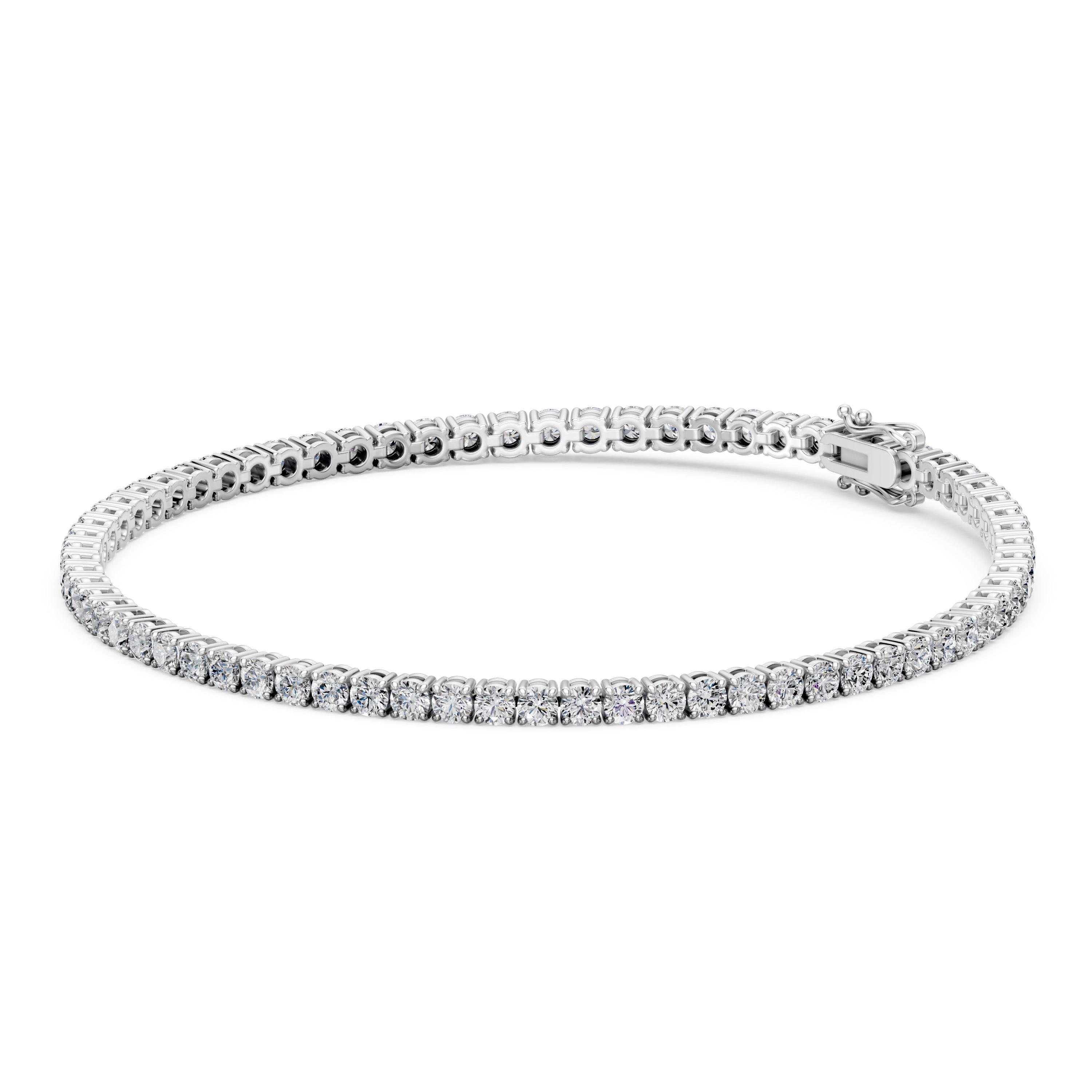 Lab Diamond Tennis Bracelet