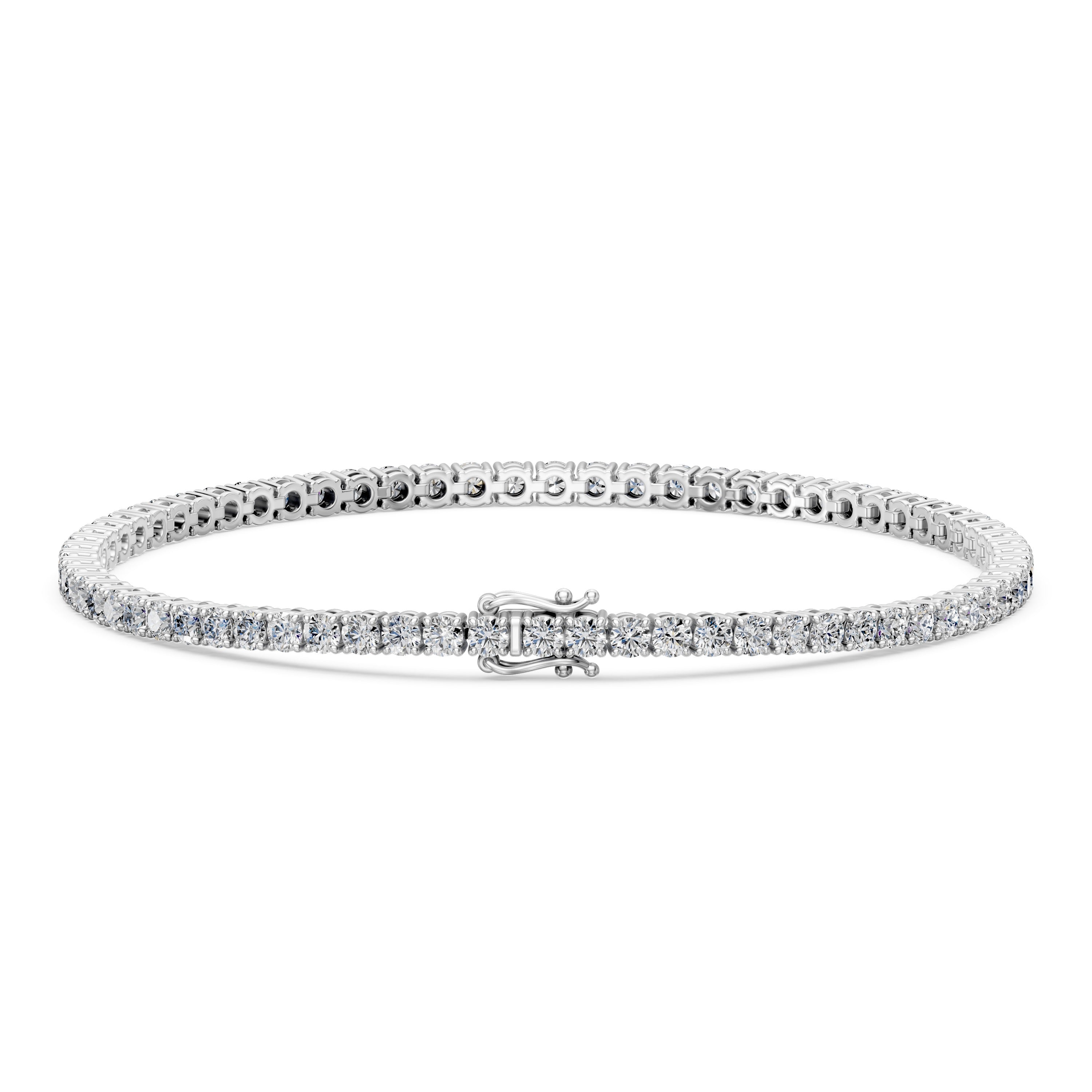 Lab Diamond Tennis Bracelet