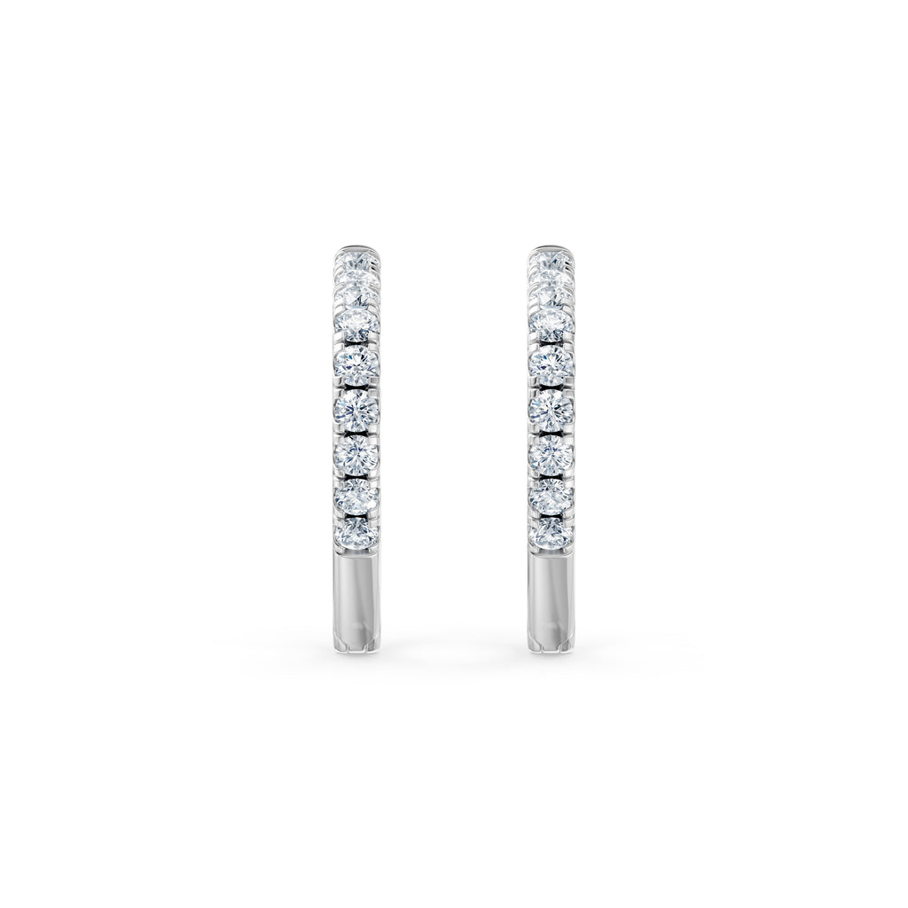 Heart-shaped Lab Diamond Earrings