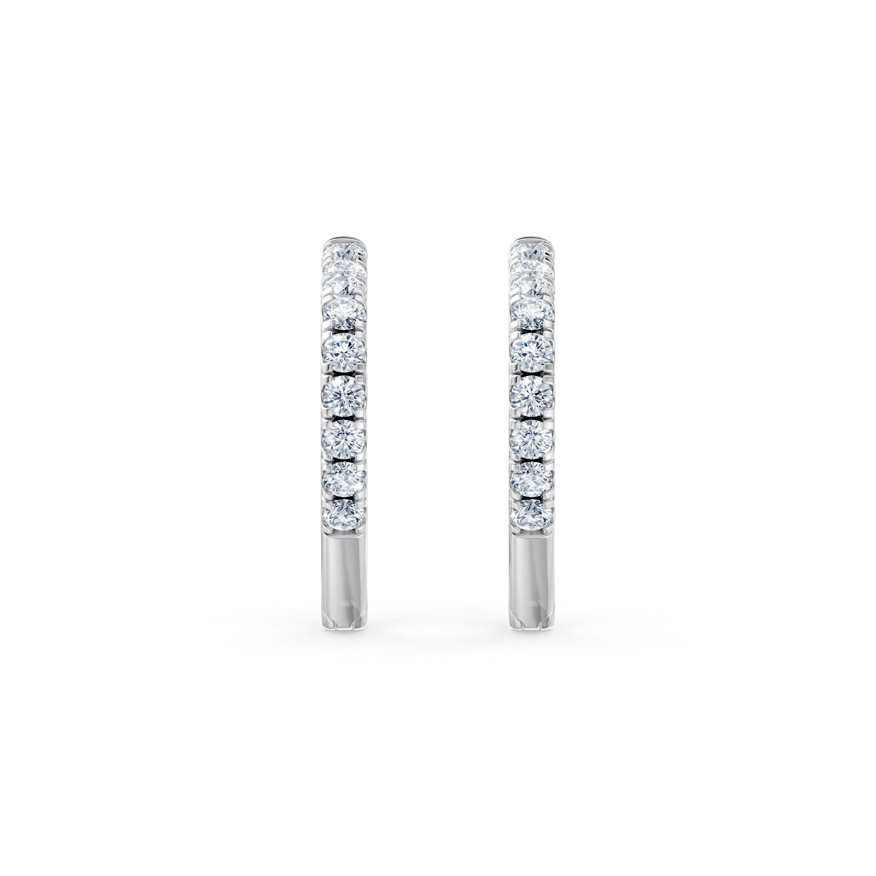Heart-shaped Lab Diamond Earrings