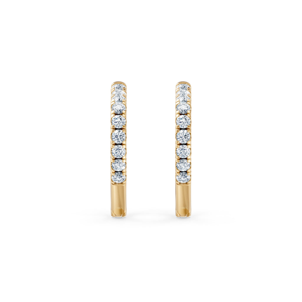 Heart-shaped Lab Diamond Earrings