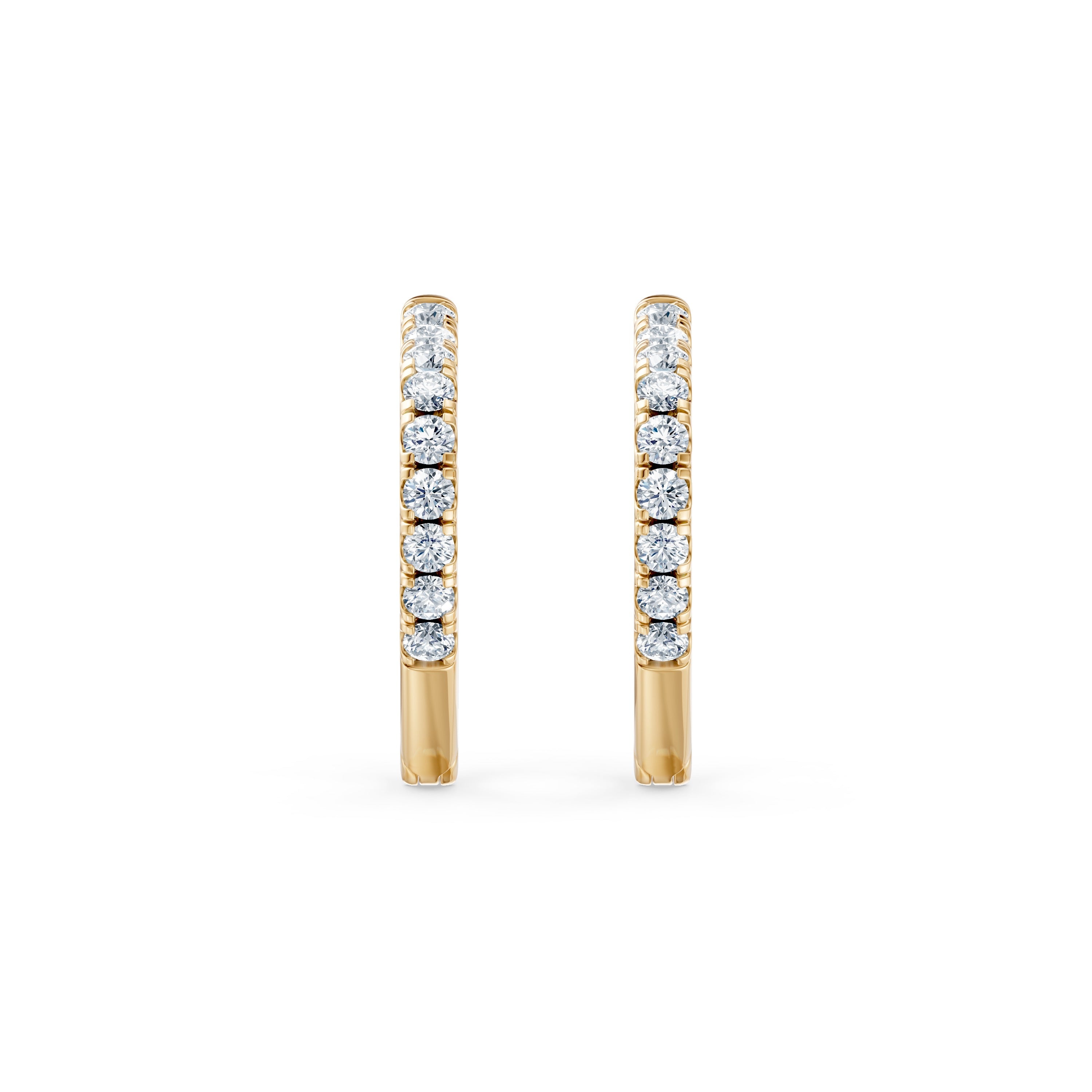 Heart-shaped Lab Diamond Earrings