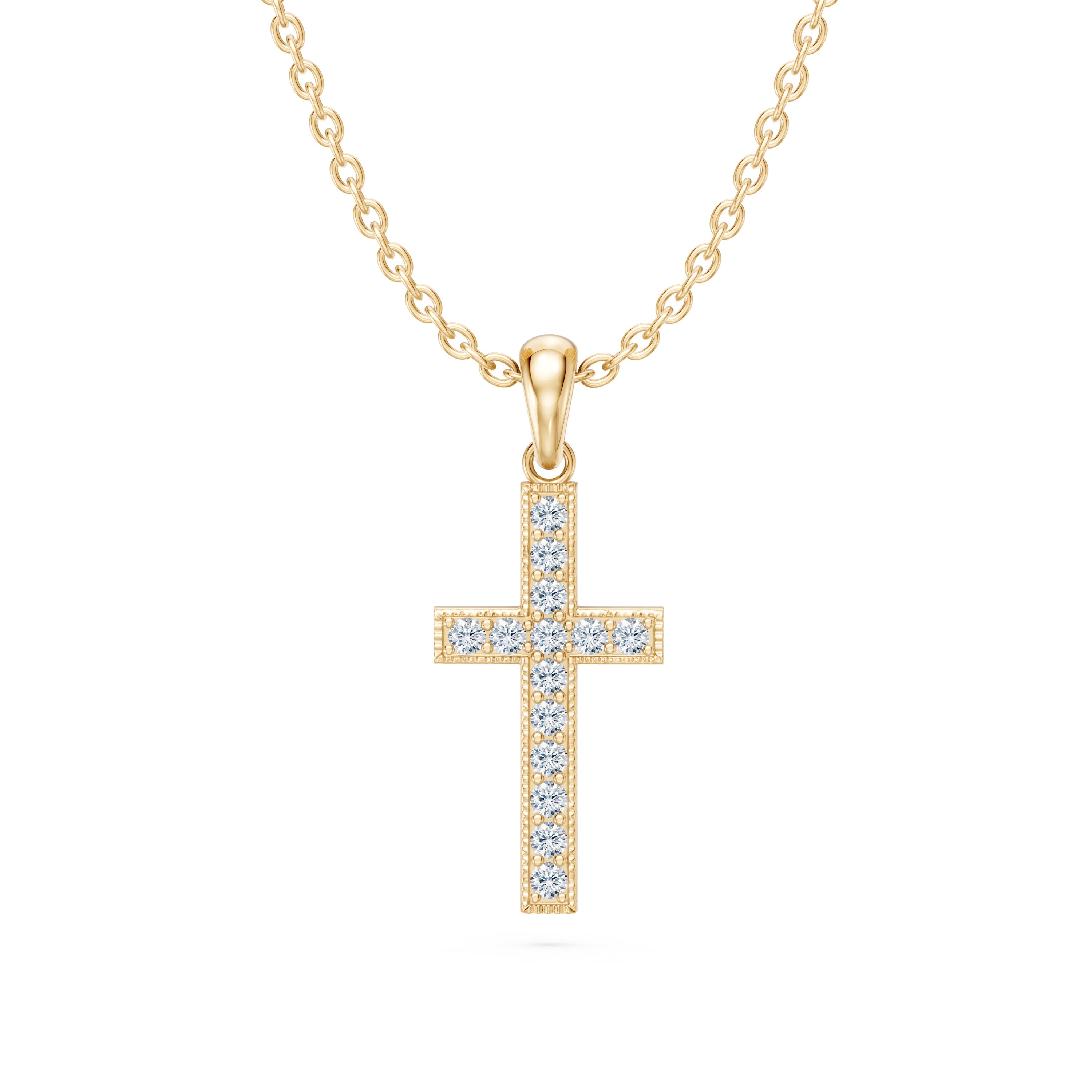 Jesus Lab Diamond Pendant