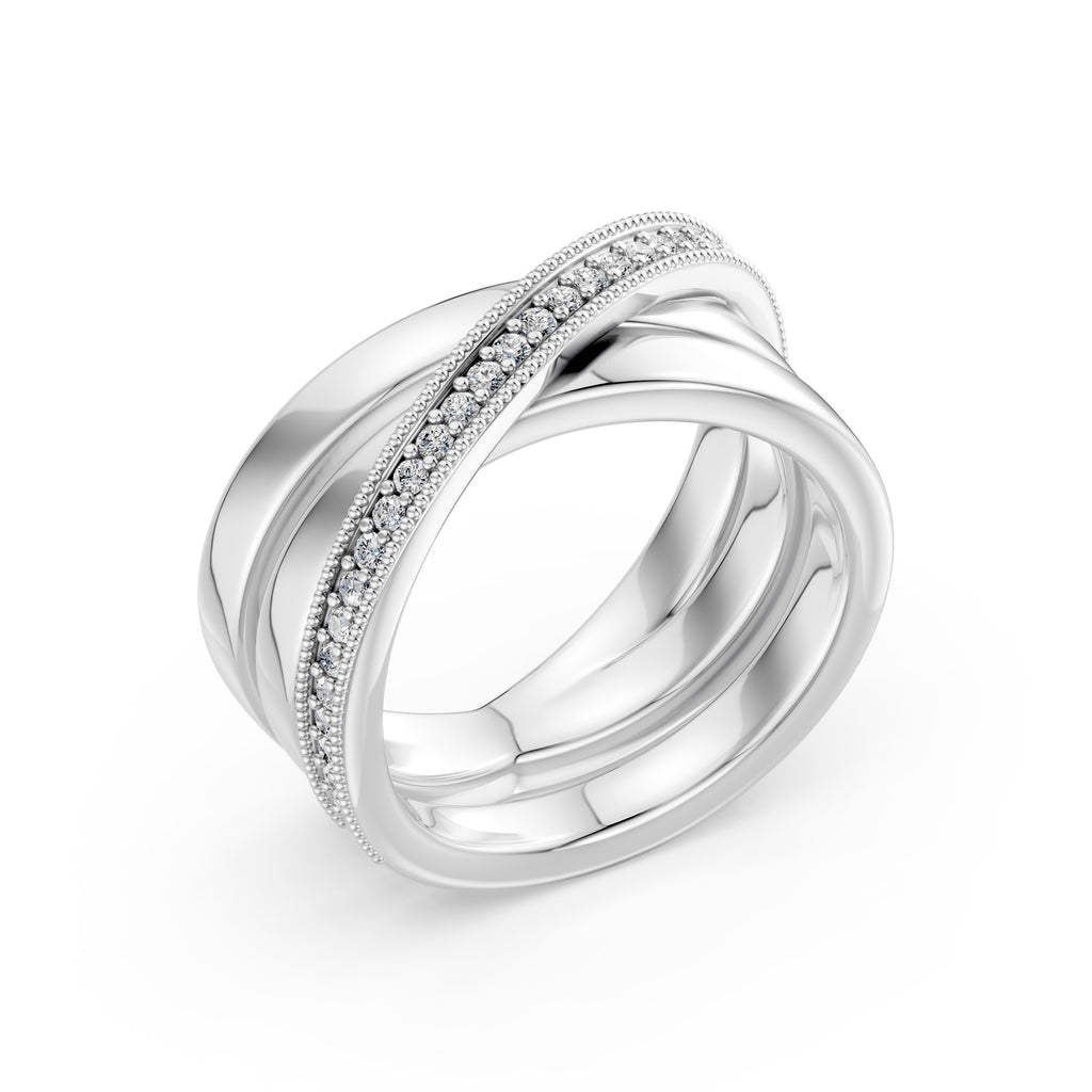 Triple Fusion Lab Diamond Ring