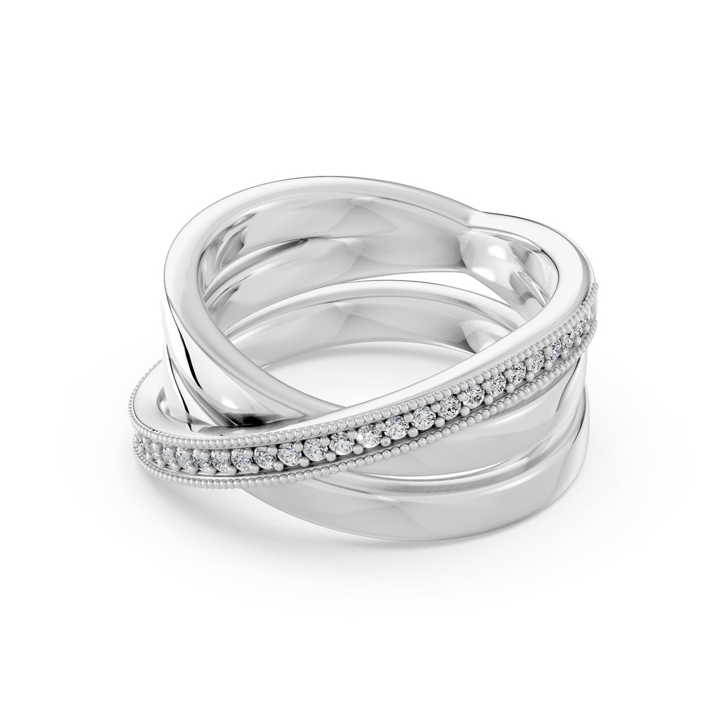 Triple Fusion Lab Diamond Ring