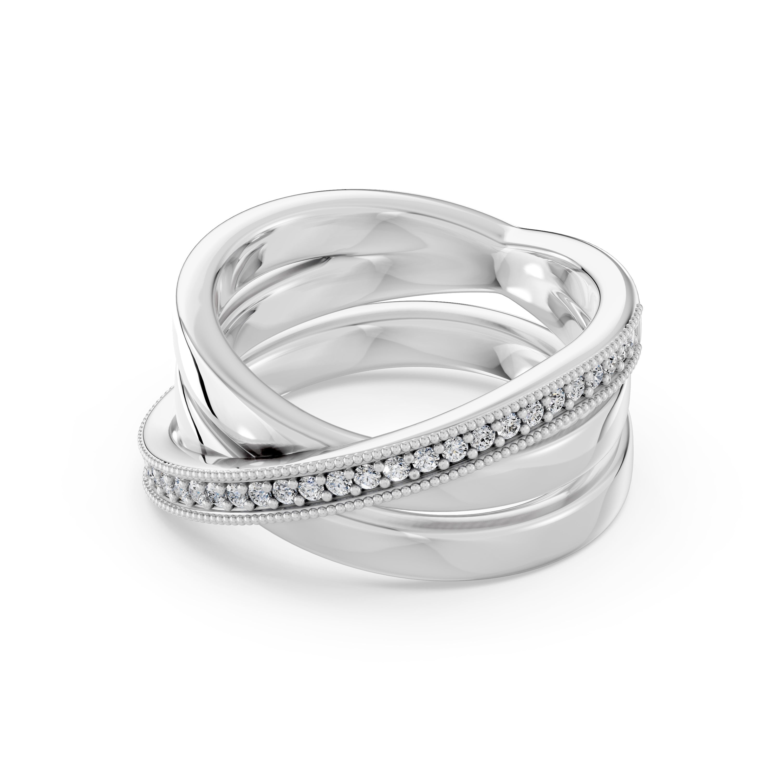 Triple Fusion Lab Diamond Ring