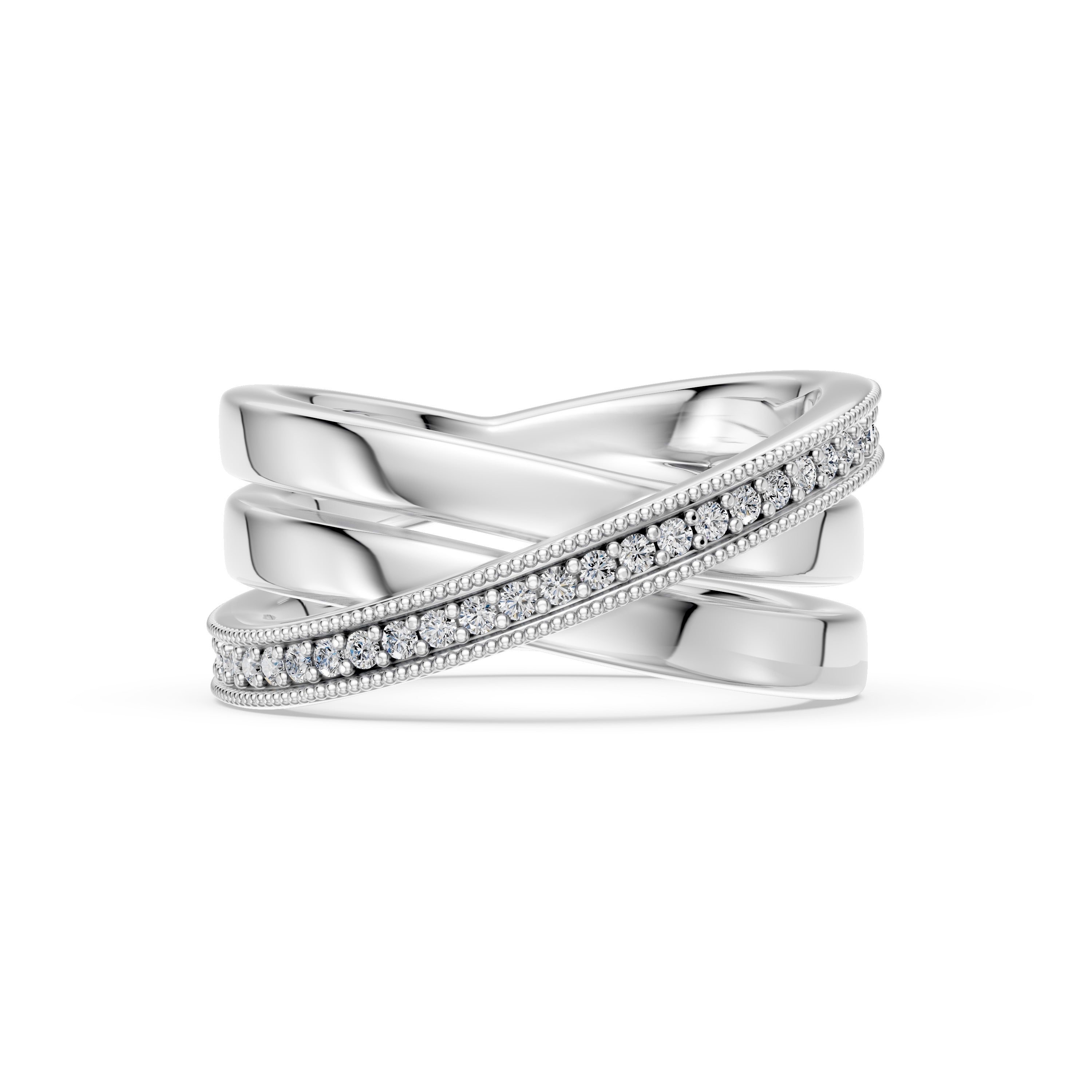 Triple Fusion Lab Diamond Ring