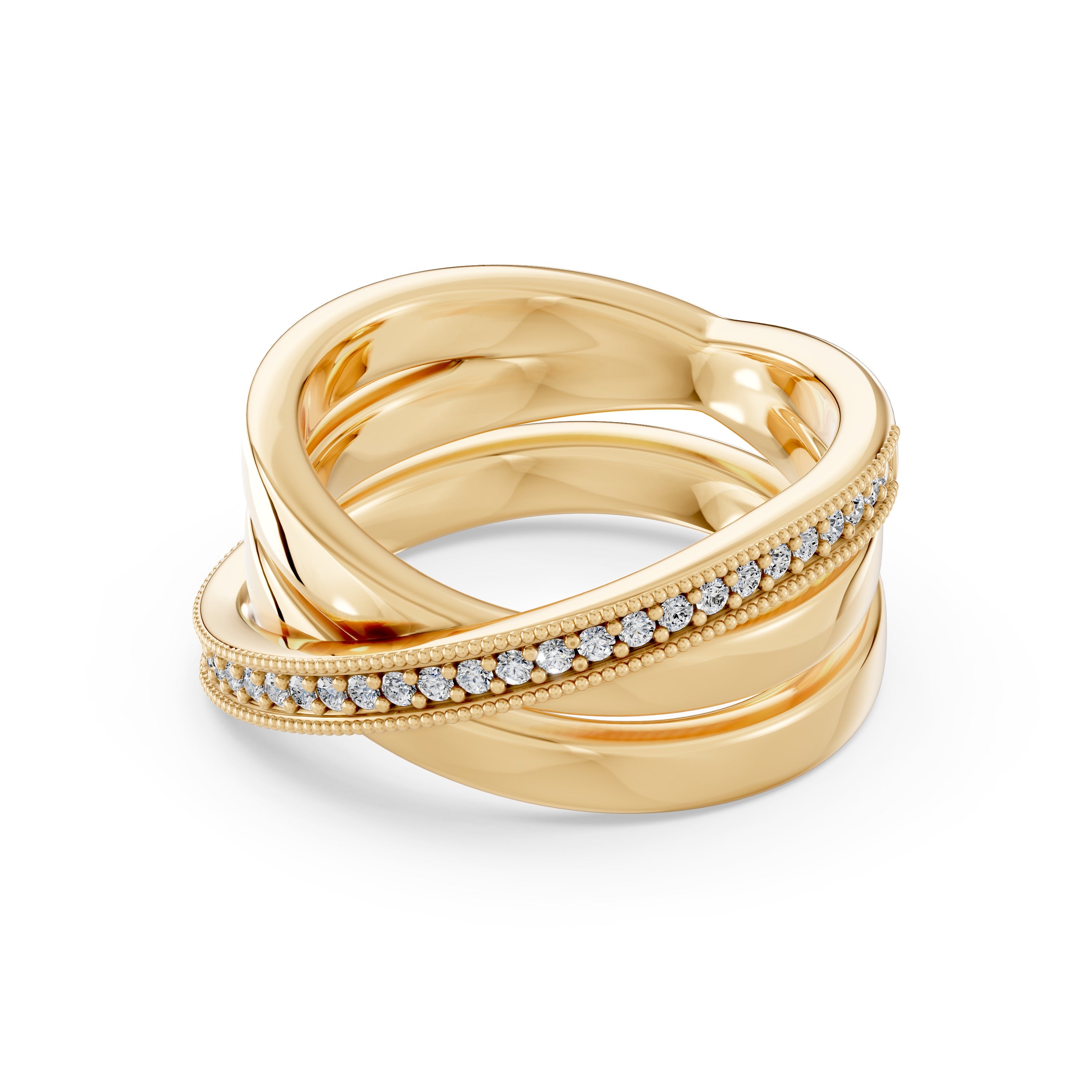 Triple Fusion Lab Diamond Ring