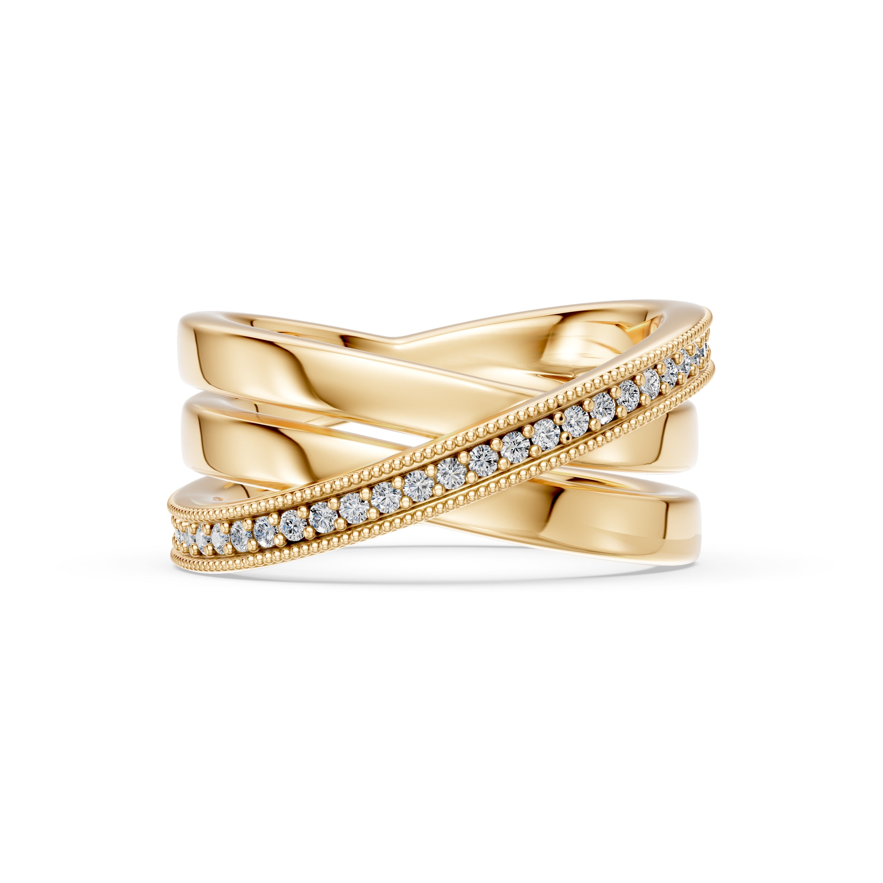 Triple Fusion Lab Diamond Ring